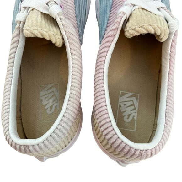 Vans Sneaker Girls Corduroy Era Pastel Color Block Skate Shoes Size US Kids 4 - Picture 7 of 11